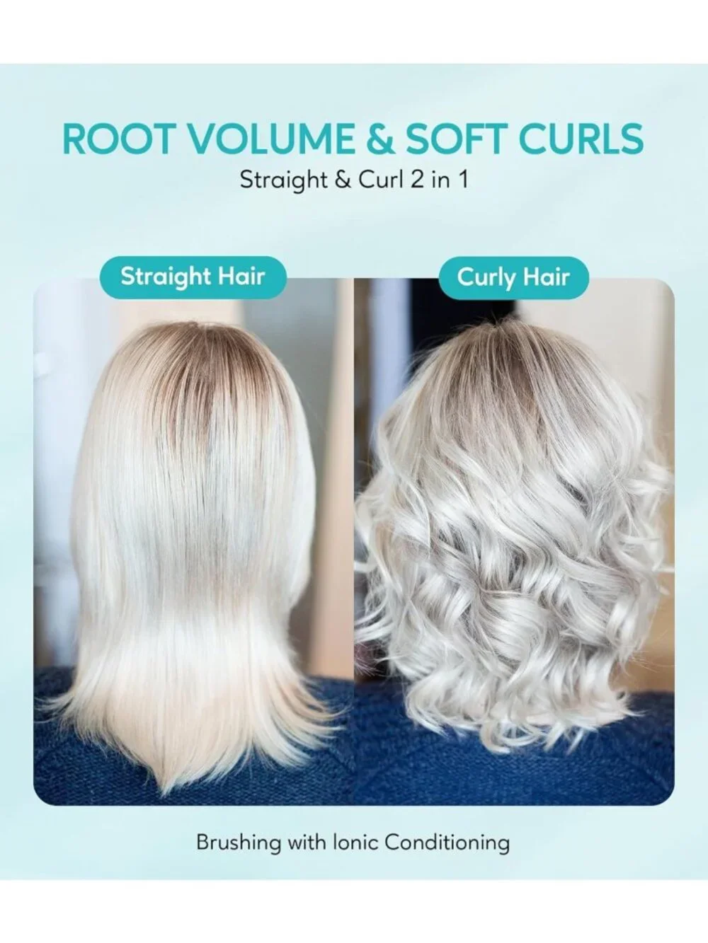 Mini Thermal Brush & Curling Iron - 3/4